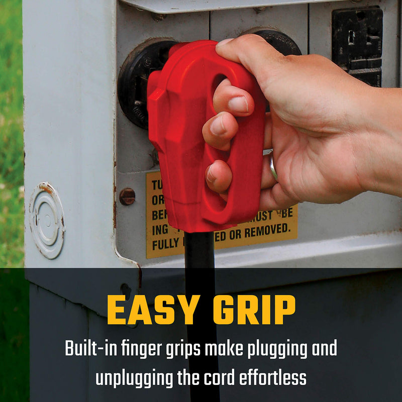 Mighty Cord Valterra A10-5050EH RV 50-Amp Extension Cord, 50 ft., Red
