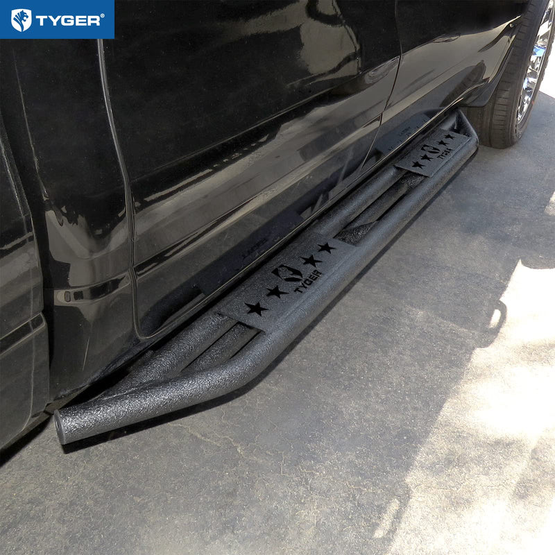 Tyger Auto Compatible Star Armor with 2019-2024 Ram 1500 Quad Cab TG-AM2D20638 Side Step Rails Nerf Bars Running Boards