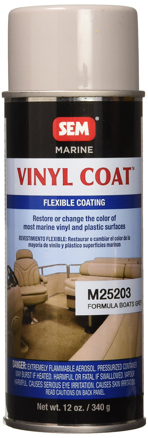 SEM Formula M25203 Boat Grey Marine Vinyl Coat - 16 oz.