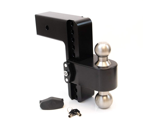 Drop Hitch Receiver Weigh Safe LTB8-3-CER-BLA: 3 Inches Adjustable