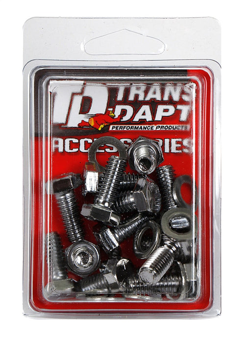 DIFF COVER BOLT SET - TRANS-DAPT PERFORMANCE FOR GM 14 BOLT CHROME COVER (9232)