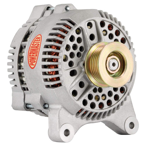 Alternator Powermaster 477641 Natural (3G 200A 6 Groove Pulley Large Frame V Mating 1 Wire)