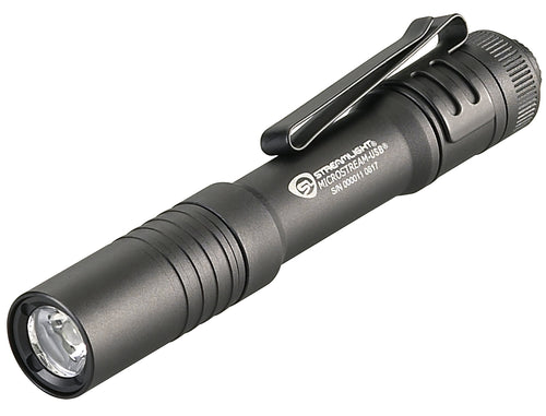 Streamlight MicroStream 66601 250-Lumen EDC Ultra-Compact Flashlight with USB Rechargeable Battery, Clear Retail Packaging, Black
