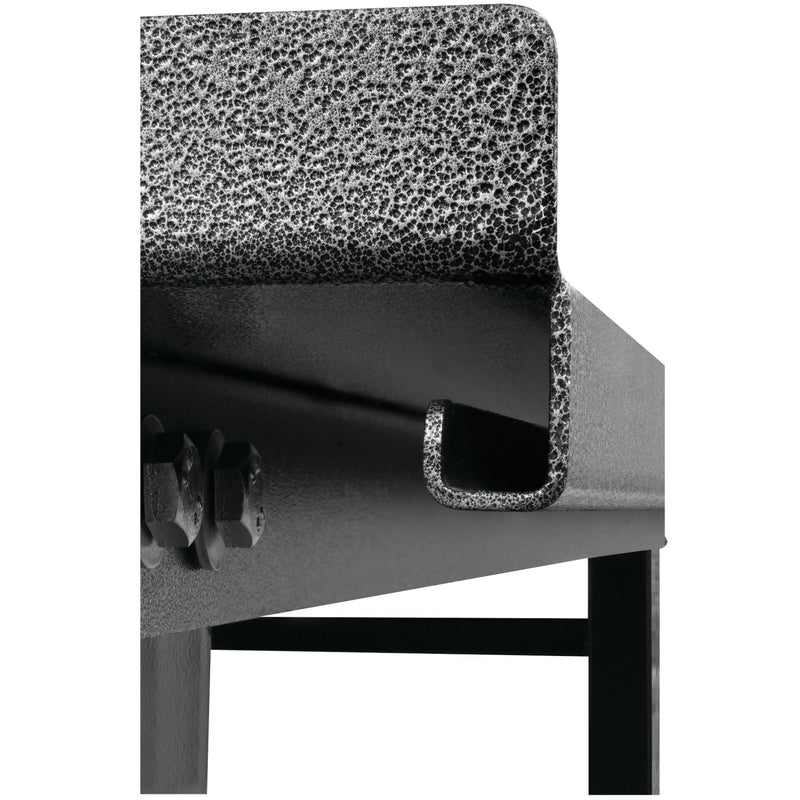 Heavy Duty Performance Tool W54991 Shop Table, Powder-Coated Steel, Bottom Shelf, 1400 Lb. Capacity, Black
