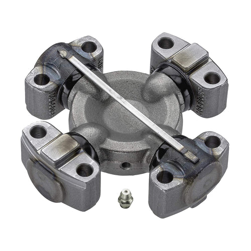 Premium MOOG Greaseable Universal Joint for Allis-Chalmers, Case, Cat, Clark, Champion, Deere, Eaton, Euclid, Fiat-Allis, Furukawa, IH, JCB, Komatsu, Massey-Ferguson, Michigan, Steiger & Terex (6C - 4 HWD)