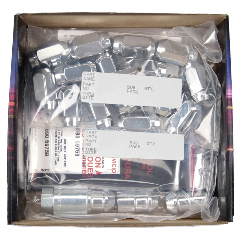 Chrome Cone Seat Wheel Installation Kit MCGARD (1/2" - 20 Thread Size) - for 5 Lug Wheels
