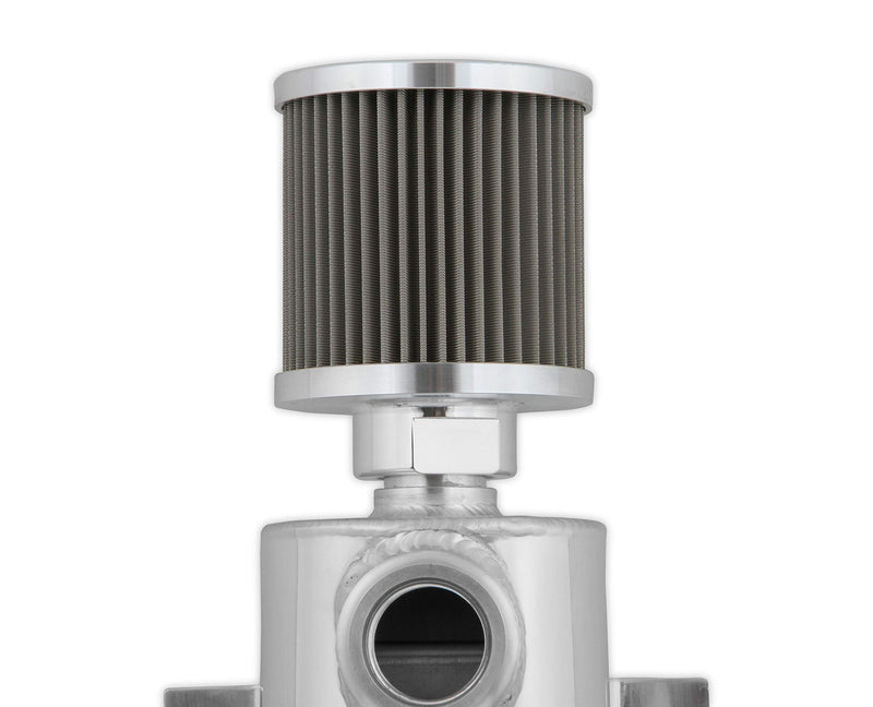 Catch Can W/An O-Ring Inlet & Filter-Clr EARL'S PERFORMANCE PLUMBING