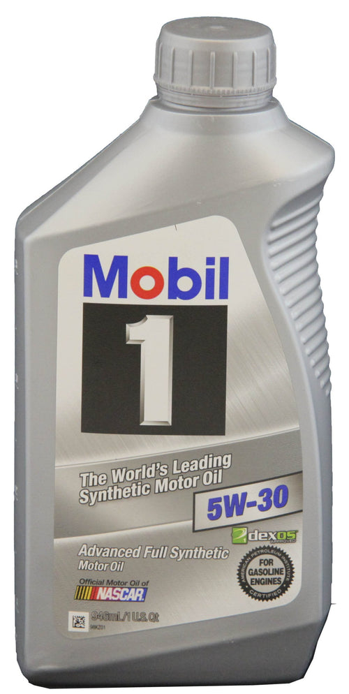 5W-30 Mobil 1 Synthetic Motor Oil - 1 Quart 98HC63
