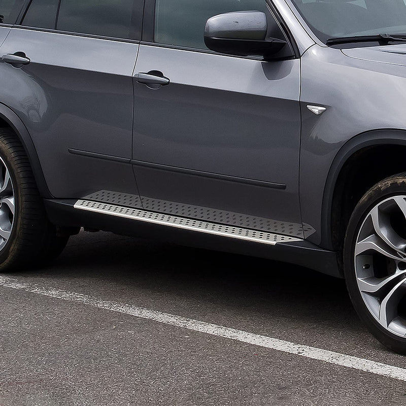 Aluminum Side Step Bars Spec-D Tuning Running Boards Compatible with 2007-2013 BMW E70 X5