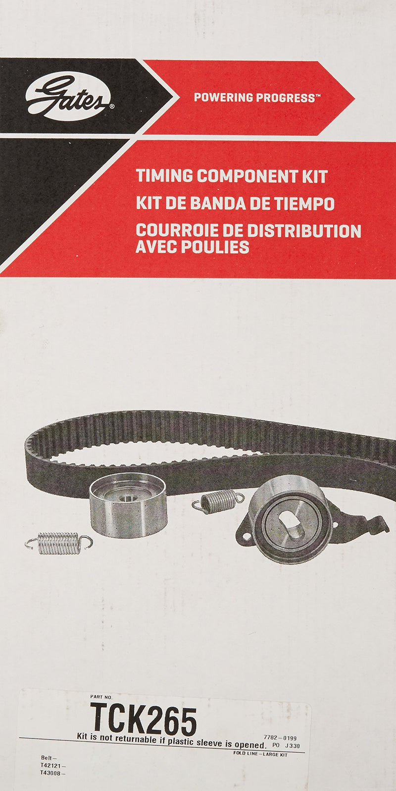 PowerGrip Gates TCK265 Premium Timing Belt Component Kit