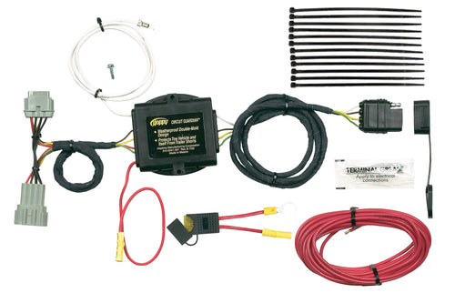 Vehicle Plug-In to Trailer Wiring Kit – 4-Way Flat Connector – Compatible with Select Full-Size Trucks and SUVs – Custom Fit, Weather-Resistant, Easy Installation