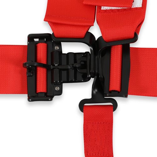 5 Point Harness Racequip Latch and Link SFI 16.1 Pull Down Adjust Red 711011RQP