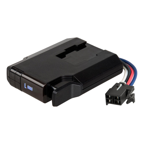 CURT Venturer Next 51116 Electric Trailer Brake Controller, Time-Delay, Fully Adjustable, Low Profile, 1-3 Axles, Plug-and-Play
