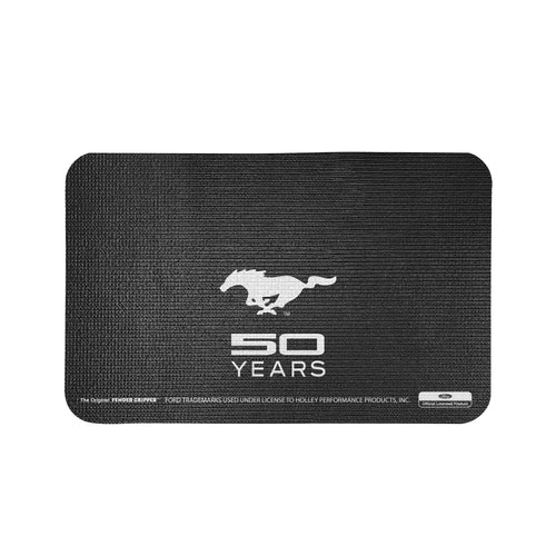 Fender Gripper Cover Fender with Ford 50Th Anniversary Mustang Logo | Officially Licensed by Ford Motor Company | Universal Fit | Standard Size 22" X 34" | FG2139