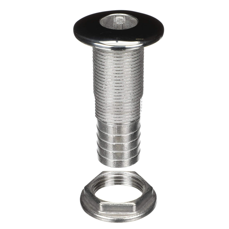 Attwood Barbed Stainless Steel Standard Length Thru-Hull, 5/8-Inch