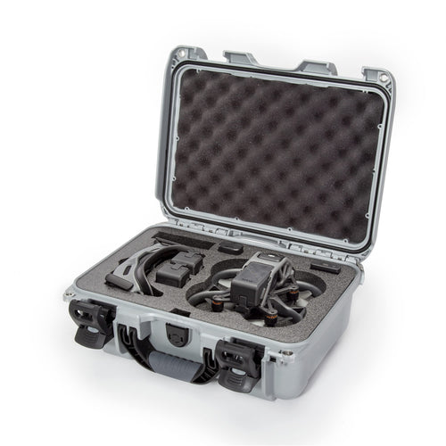 Waterproof Nanuk 915 Hard Case with Foam Insert for DJI Avata FPV Unit, Goggles and Controller - Silver (915S-080SV-0A0-C0778)