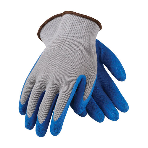 Economy Weight G-Tek 39-1310/M Seamless Knit Polyester Glove with Latex Coated Crinkle Grip on Palm & Fingers