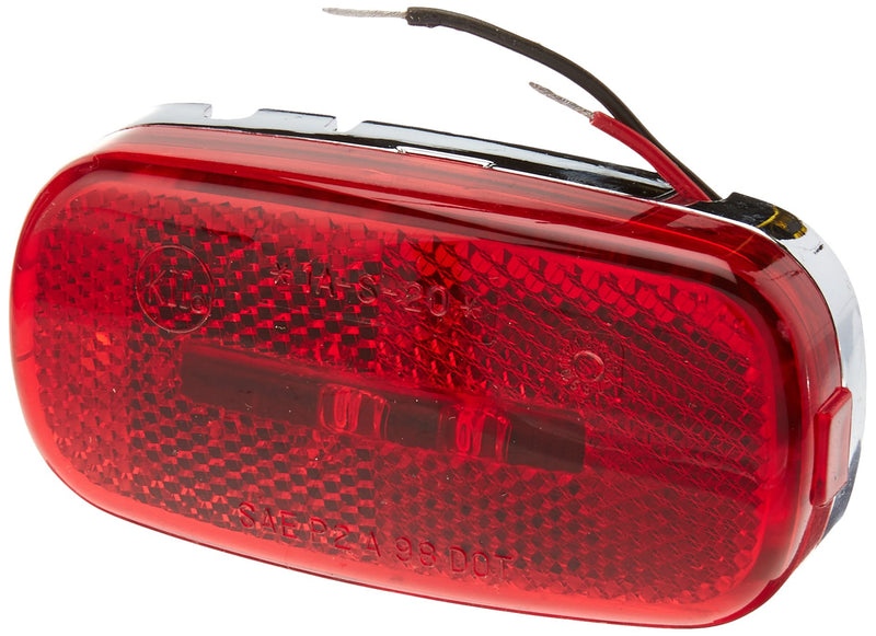 Diamond Group ダイヤモンド 52712 Red 4" x 2" 9 Diode Waterproof LED Marker Light