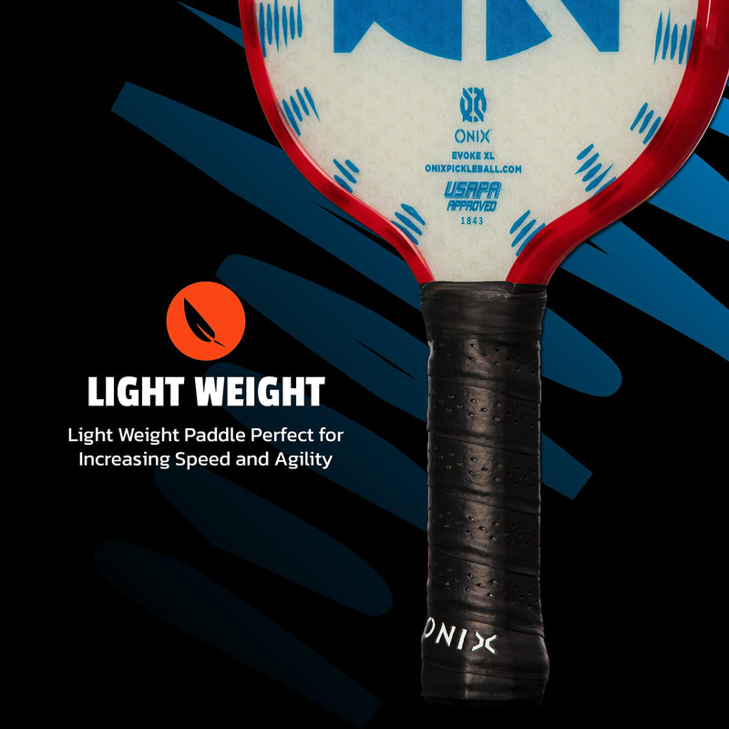 Evoke XL Onix Composite Pickleball Paddle (Blue)