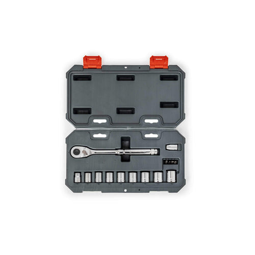 15 Pc Crescent 3/8" Drive 6 Point Metric Mechanics Tool Set - CSWS38MM15
