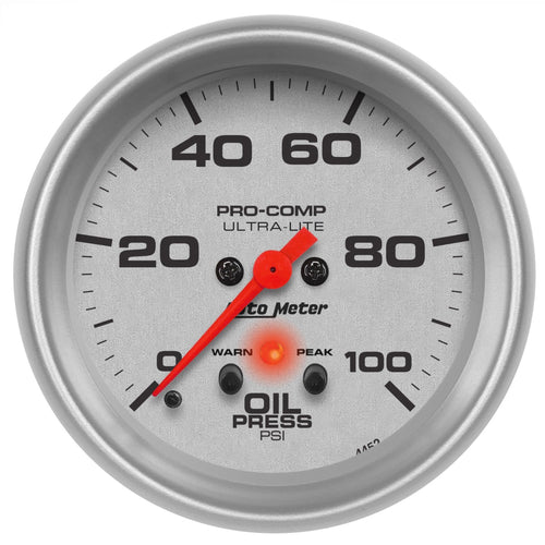 Auto Meter Ultra-Lite 4452 Electric Oil Pressure Gauge