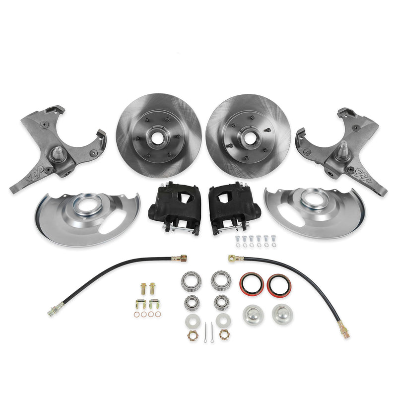 Front Disc Brake Conversion Brothers Trucks DBC6LOESTOCK - 6 Lug - Stock Sprindles