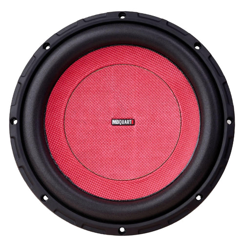 10" MB Quart Discus DVC 4 Ohm Wall Mount Shallow Subwoofer with 600W Peak Power, High-Temperature Vented Voice Coil for Superior Sound Quality