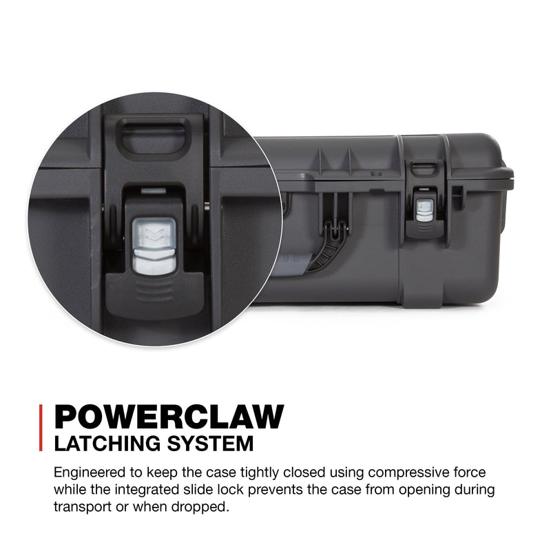 Waterproof Nanuk 945 Hard Case with Padded Dividers - Graphite