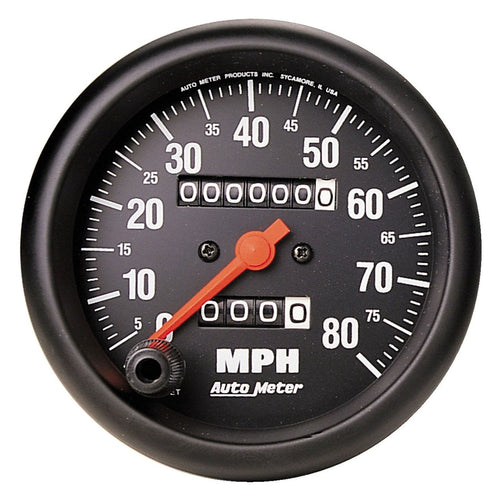 Auto Meter Z-Series 2690 in-Dash Mechanical Speedometer 3.375 in.
