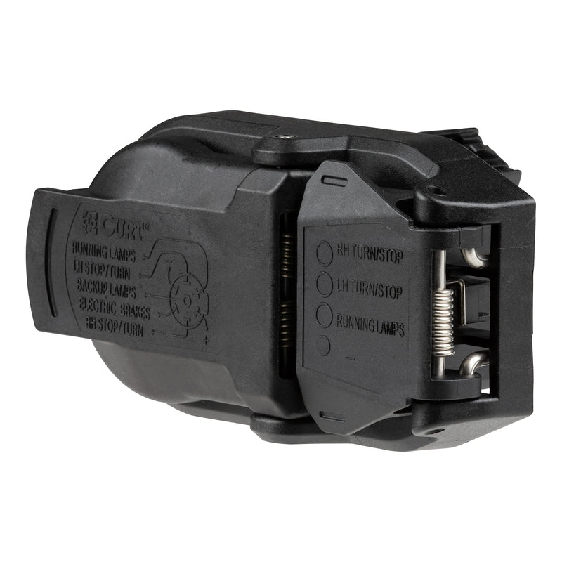 CURT 57020 Dual-Output OEM Replacement Vehicle-Side 7-Pin, 4-Pin Connectors, Plugs into Any USCAR Socket, Packaged