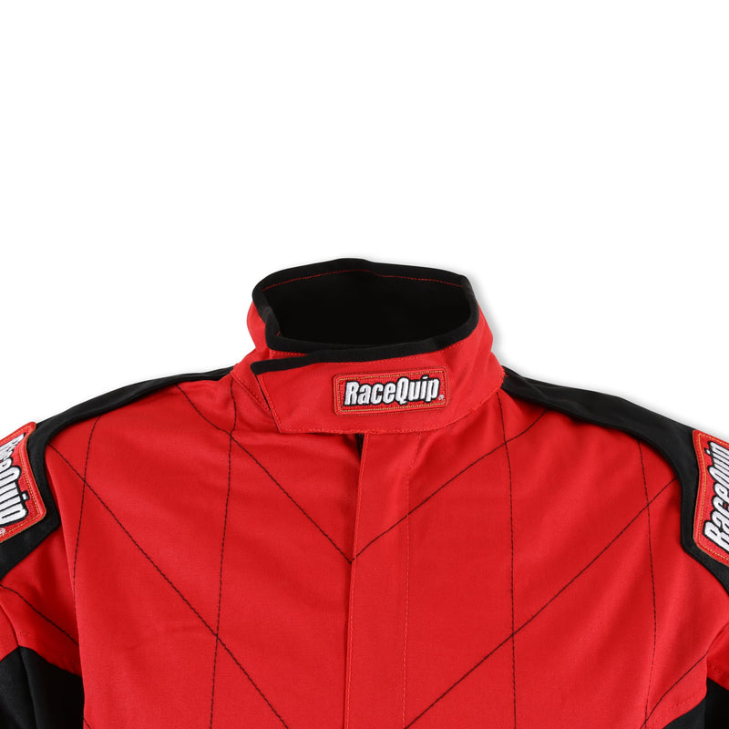 Chevron-1 RaceQuip® Driving Suit - SFI 3.2A/1 - Red - Medium Tall