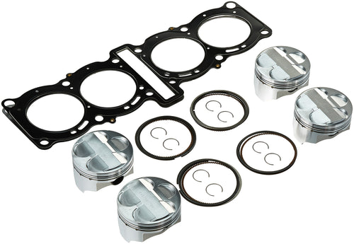 Wiseco 77.0mm (R1041 12:1 Compression Ratio 4-Stroke Motorcycle Top End Piston Kit