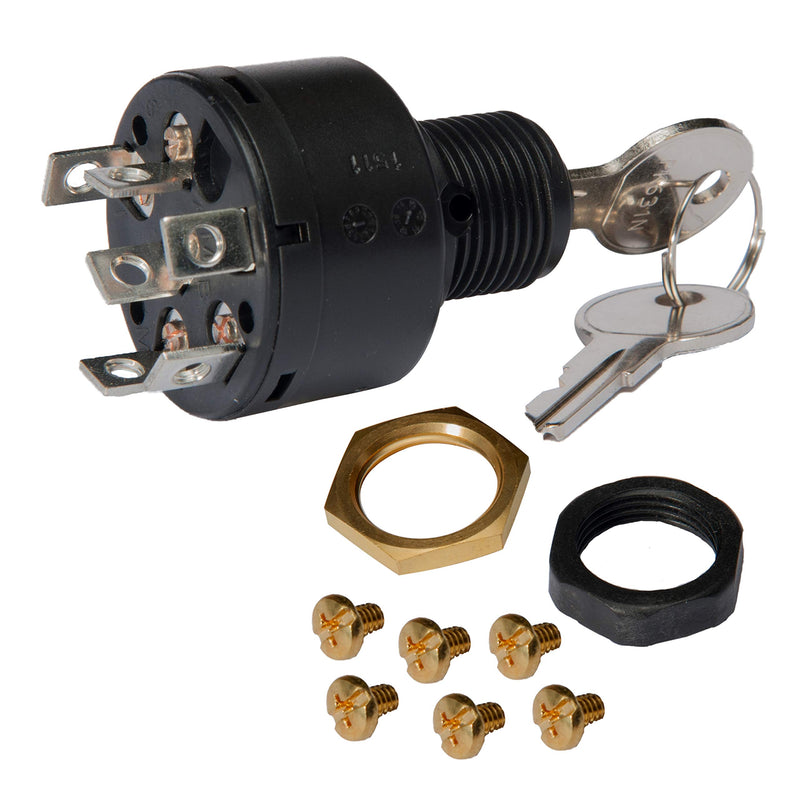 Sierra Ignition Switch MP41000, 3 Position Magneto, white