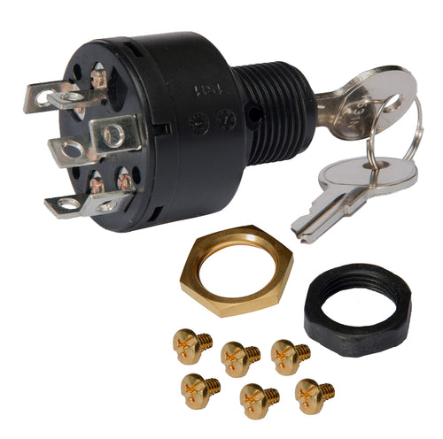 Sierra Ignition Switch MP41000, 3 Position Magneto, white