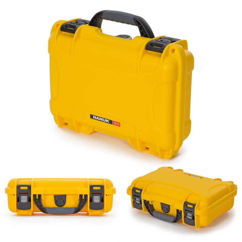 Waterproof Hard Case Nanuk 909 with Custom Insert for DJI Mini 3 and RC-N1 Remote - Yellow (909S-080YL-0A0-C0598)