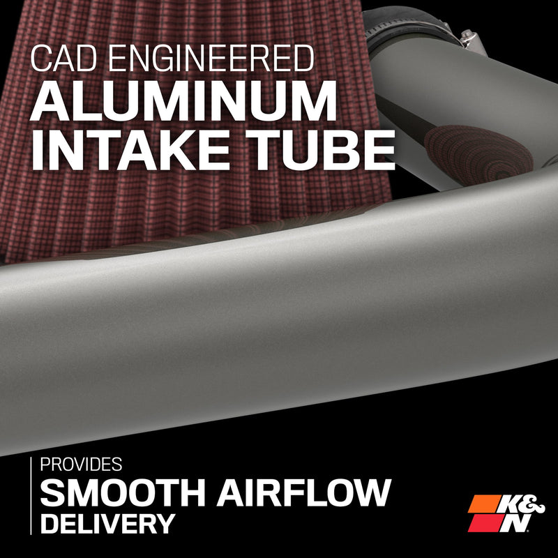 K&N Cold Air Intake System: Air Filter High-Flow, Increase Performance & Towing: Compatible with 2022-2025 Nissan: Pathfinder, 77-6019KC
