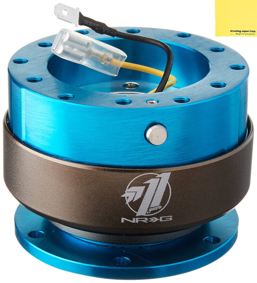 Quick Release NRG Gen 2.0 - New Blue Body / Titanium Chrome Ring