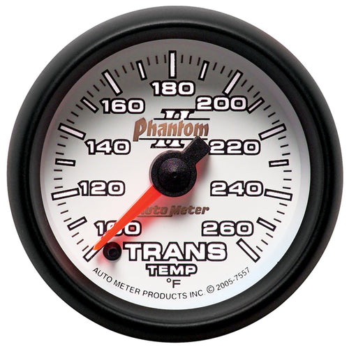Auto Meter Phantom II 7557 Electric Transmission Temperature Gauge