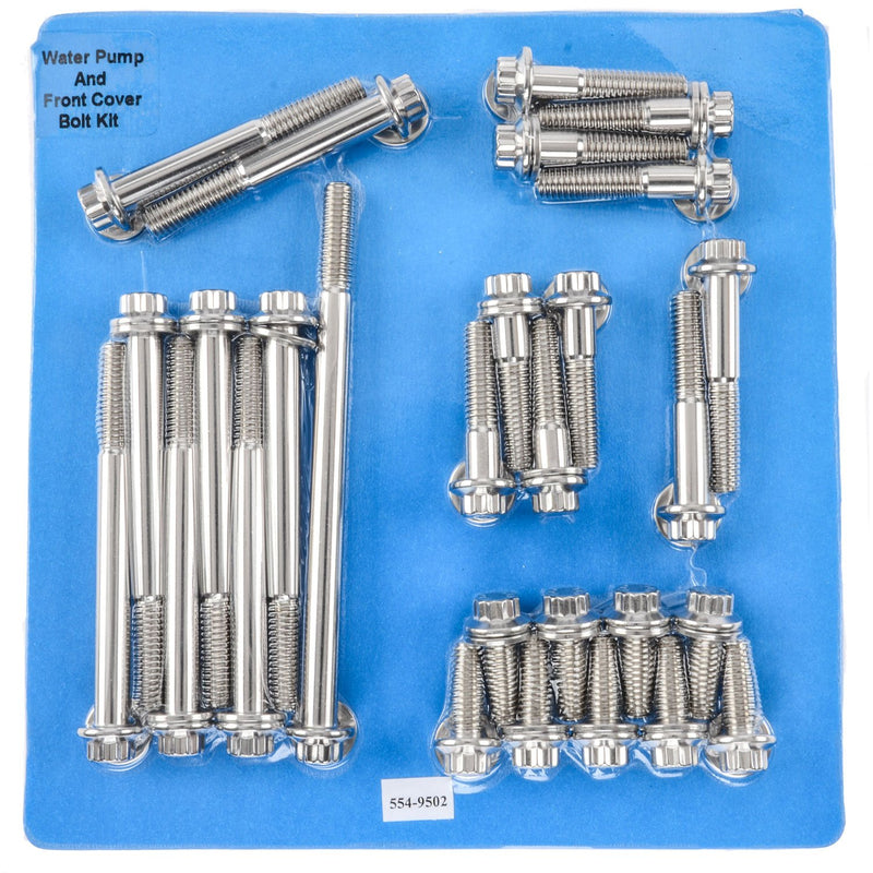 ARP 12-Point Stainless Steel Complete Engine Fastener Kit for Small Block Ford 554-9502