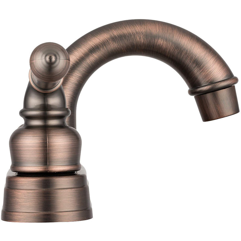 Dura Faucet RV Bathroom Sink Faucet DF-PL620C-ORB - Smooth Turning 2-Lever (Oil Rubbed Bronze)