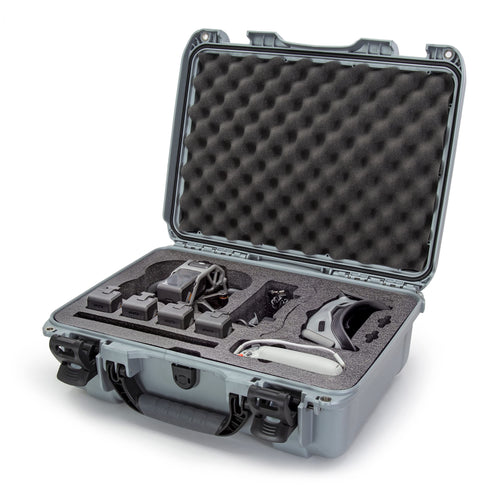 Waterproof Nanuk 925 Hard Case with Foam Insert for DJI Avata FPV Unit, Goggles and Fly More Combo - Silver (925S-080SV-0A0-C0745)