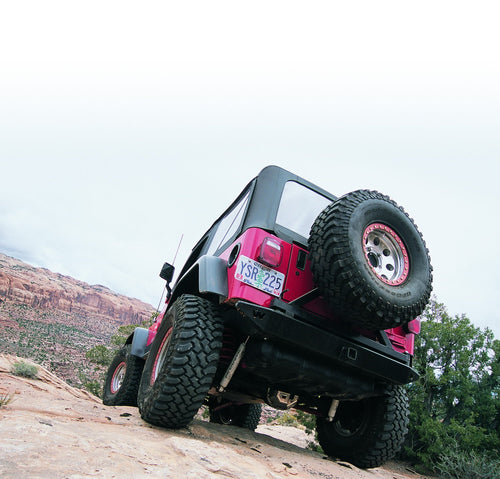 Rock Crawler WARN 61860 Rear Bumper for Jeep CJ7 (1976-1986)