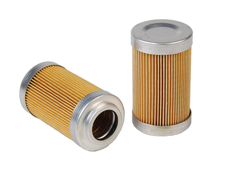 Replacement Aeromotive Fuel Filter Element, 10-Micron Rating, Cellulose Media, Fits All 2" OD Filter Housings