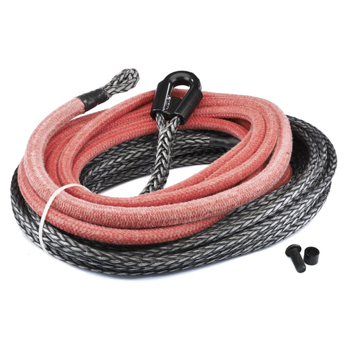 Spydura Pro WARN 91820 Synthetic Winch Cable Rope Extension with Loop Ends: 7/16" Diameter x 100' Length, 8.25 Ton (16,500 lb) Capacity
