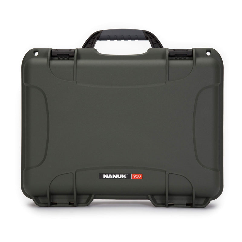 Waterproof Nanuk 910 Hard Case with Foam Insert for DJI Mavic Mini 2 Fly More - Olive