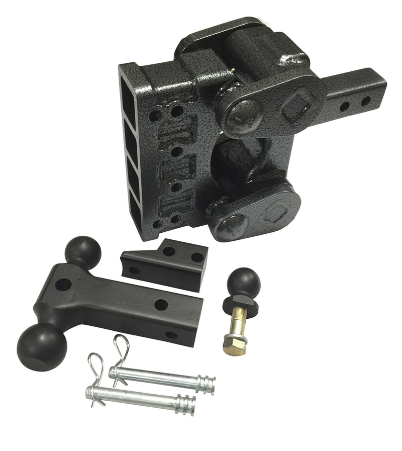 GEN-Y 4-Receiver GH-1224 2" Shank 16K Lb. Trailer Torsion Drop Hitch w/5" Drop