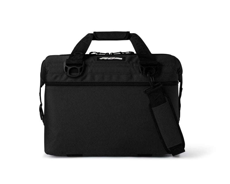 AO Coolers Soft-Sided Original Cooler Bag, Leak-Proof, Insulated, Lightweight, Black, 24-Can