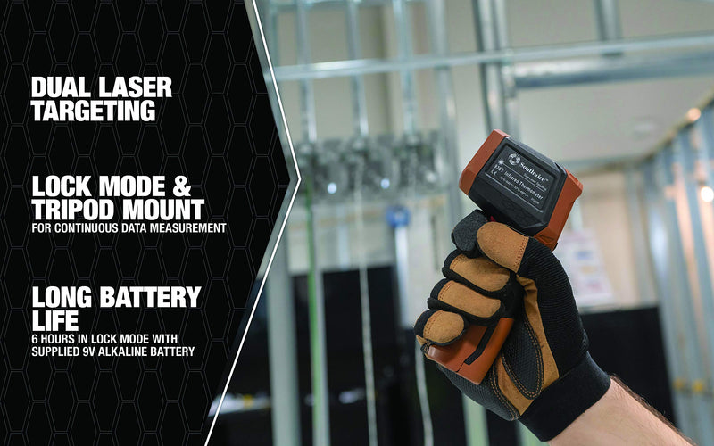 Infrared Thermometer Southwire 31212S Dual Laser Targeting 930◦F