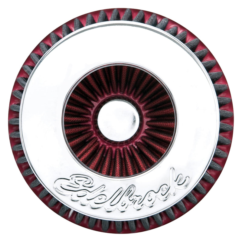 Air Filter Edelbrock 43641, Red