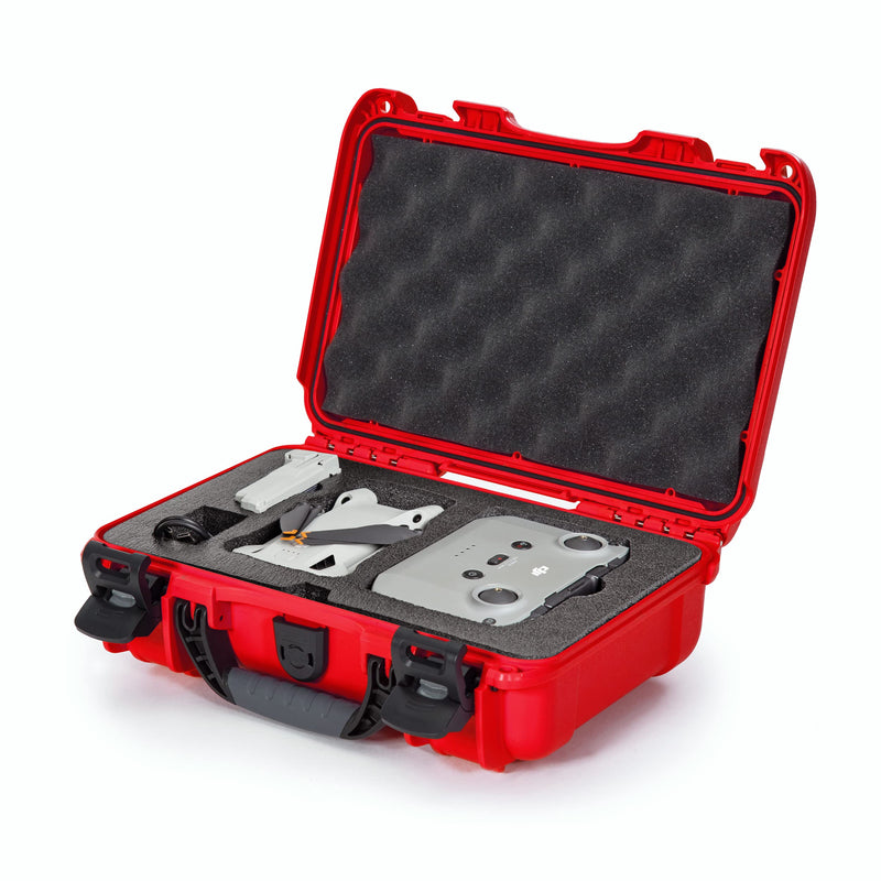 Nanuk Waterproof Hard Case 909 with Custom Insert for DJI Mini 3 and RC-N1 Remote - Red (909S-080RD-0A0-C0598)